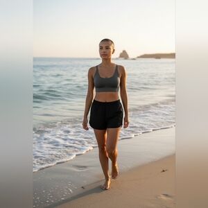 Women's Olive Green Adjustable Sports Bra Medium NWOT Racerback